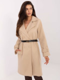 Elegant Beige Transitional Coat