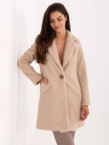 Elegant Beige Transitional Coat