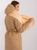 Beige Smooth Women's Scarf