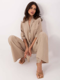Beige 3/4 Sleeve Set