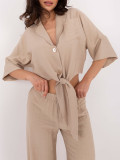 Beige 3/4 Sleeve Set