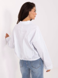 White cotton shirt with pockets