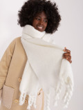 White Polyester Scarf