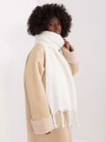 White Polyester Scarf