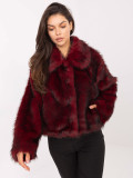 Elegant Bordeaux Winter Jacket