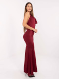 Elegant Bordeaux Maxi Dress