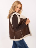 Brown Women's Vest