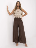 Brown Palazzo Pants