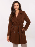 Elegant Transitional Coat in Brown