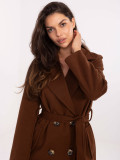 Elegant Transitional Coat in Brown