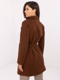 Elegant Transitional Coat in Brown