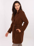 Elegant Transitional Coat in Brown