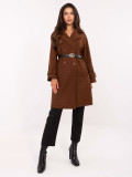 Elegant Transitional Coat in Brown