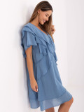 Oversize Dress in Dark Blue
