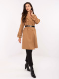 Elegant Transitional Coat in Camel Color