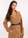 Elegant Transitional Coat in Camel Color