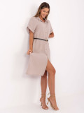 Elegant Beige Summer Dress