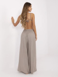Beige Palazzo Pants