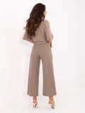 Elegant Beige High-Waisted Pants