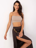 Elegant Palazzo Pants in Dark Brown
