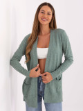 Mint Cardigan with Pockets