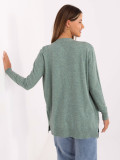 Mint Cardigan with Pockets