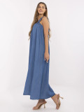 Maxi Oversize Dress in Dark Blue