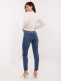 Women's skinny jeans in dark blue