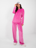 Women's dark pink set with long sleeves