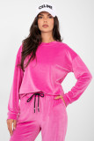 Women's dark pink set with long sleeves