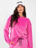 Women's dark pink set with long sleeves