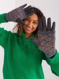 Stylish Dark Gray Gloves