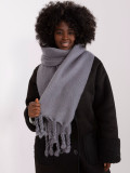 Elegant Scarf in Dark Gray