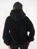 Black hoodie with pocket