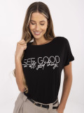 Stylish Black T-Shirt with Print