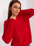 Classic Red Sweater with Pattern