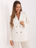 Elegant ecru blazer