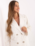 Elegant ecru blazer