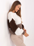Brown Striped Sweater