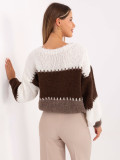 Brown Striped Sweater