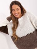 Brown Striped Sweater