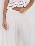 Elegant ecru Palazzo Pants
