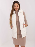 Stylish ecru vest