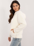 Elegant Winter Jacket in Ecru