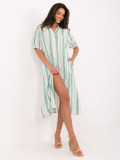 Oversize Summer Dress with V Neckline