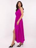 Purple Maxi Dress with Tie