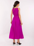 Purple Maxi Dress with Tie