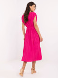 Elegant Midi Dress in Pink