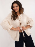 Stylish Light Beige Sweater