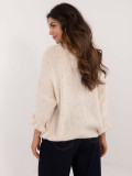 Stylish Light Beige Sweater